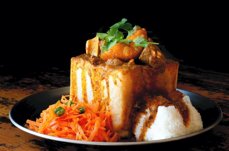 Bunny chow can be found at Durban Curry Cafe in the Dubai Marina promendate. Courtesy Durban Curry Cafe