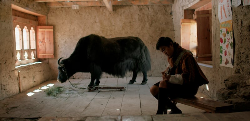 A scene from 'Lunana: A Yak in the Classroom', which is nominated for Best International Feature Film. Samuel Goldwyn Films via AP