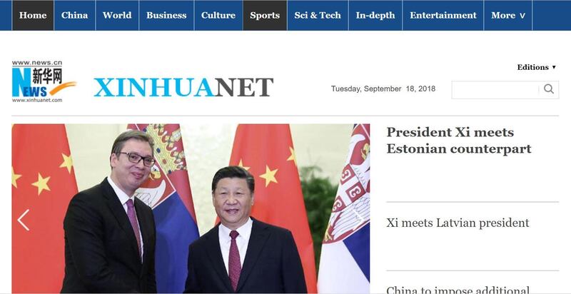 China’s Xinhua News Agency and China Global Television Network that they must register under the Foreign Agents Registration Act.