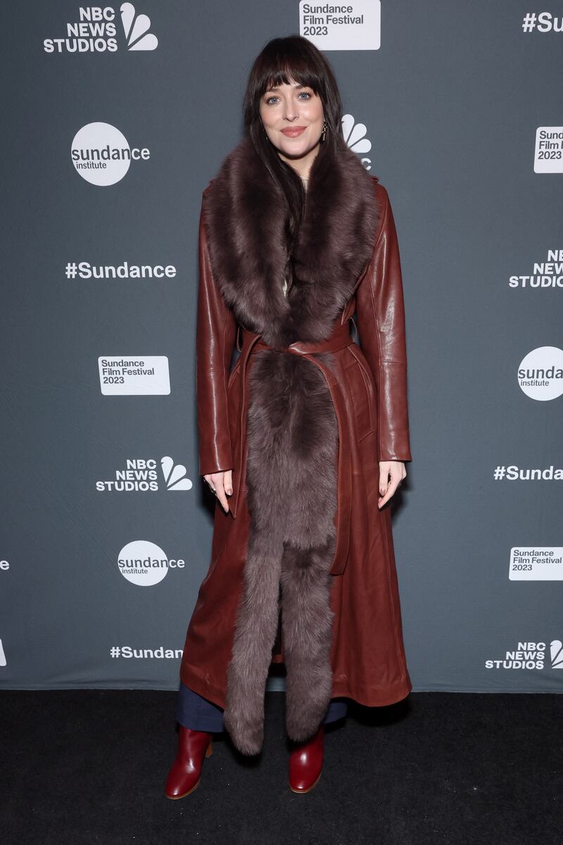 Dakota Johnson attends the 2023 Sundance Film Festival Women at Sundance Celebration. Getty Images via AFP