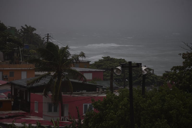 Hurricane Fiona brought sustained winds of 140 kph to Puerto Rico. EPA