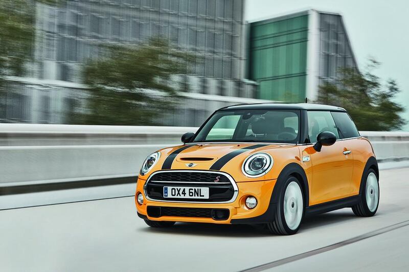 The Mini Cooper S continues to deliver the model’s long-standing sense of fun, although it comes with a Dh147,000 entry-level price tag. Courtesy Newspress