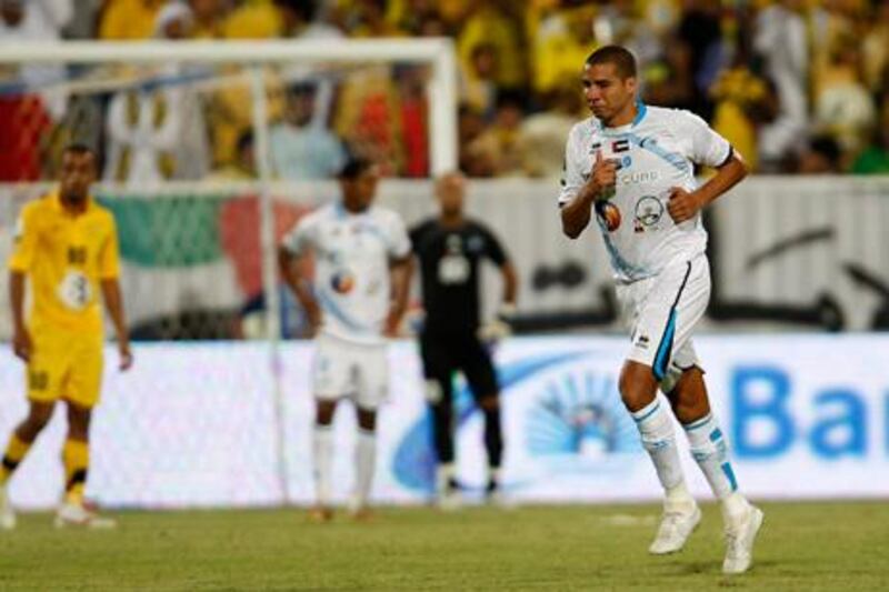 Abu Dhabi, Baniyas, United Arab Emirates, Oct 22 2011, Baniyas v Al Wasl- Baniyas #99 David Trezeguet
 leaves the pitch early in the second half at the Baniyas Stadium Oct 22 2011. Mike Young / The National
