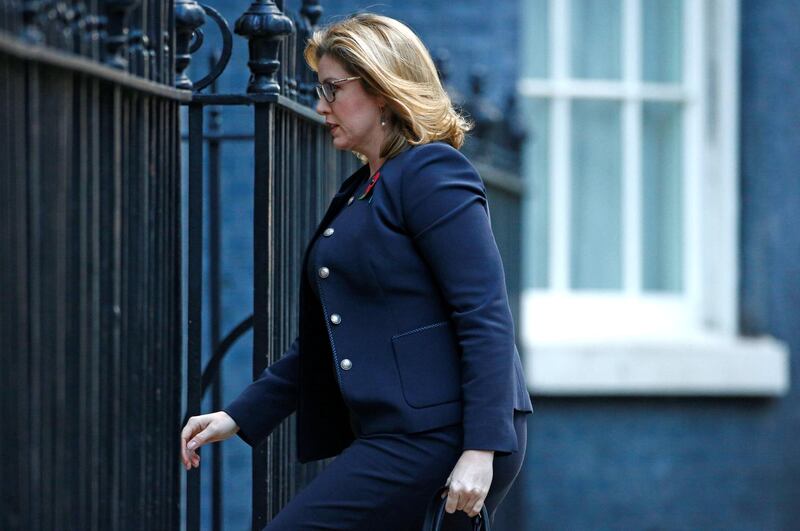 Britain's Secretary of State for International Development Penny Mordaunt arrives in Downing Street in London, Britain, October 29, 2018. REUTERS/Henry Nicholls