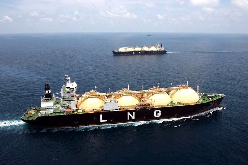 NGSCO LNG. An LNG tanker. Photo courtesy Total