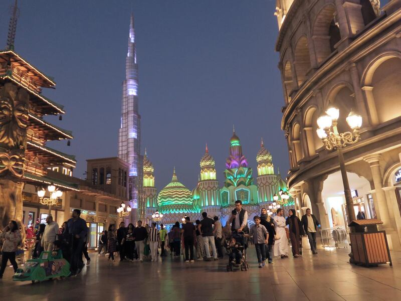 People are seen at the Global village in Dubai, United Arab Emirates December 24, 2017. REUTERS/Ahmed Jadallah