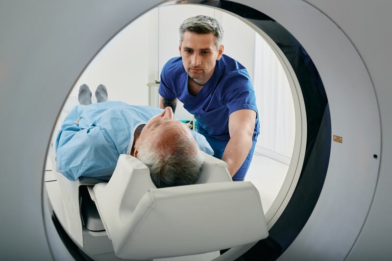 Thirteen new diagnostic centres will open across England with the capacity to carry out an additional 742,000 scans, checks and tests per year. Getty Images
