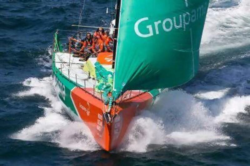 Groupama Sailing Team are skippered by first-time captain Franck Cammas.