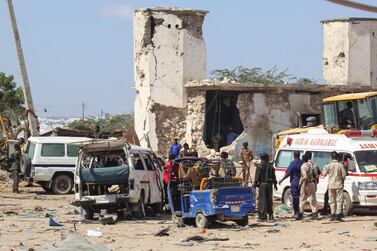 The explosion rocked an area near the junction called Ex-Control Afgoye, in a southwestern suburb of Mogadishu. EPA