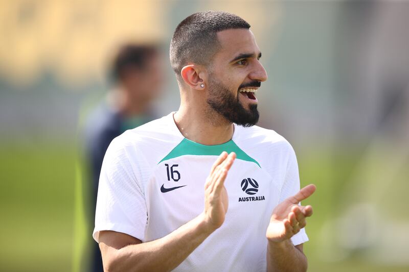 Aziz Behich of Australia. Getty Images