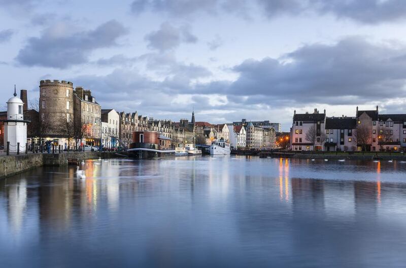 Big investment and regeneration projects have transformed the face of Leith. Above, the Leith harbour at sunset.  iStockphoto.com