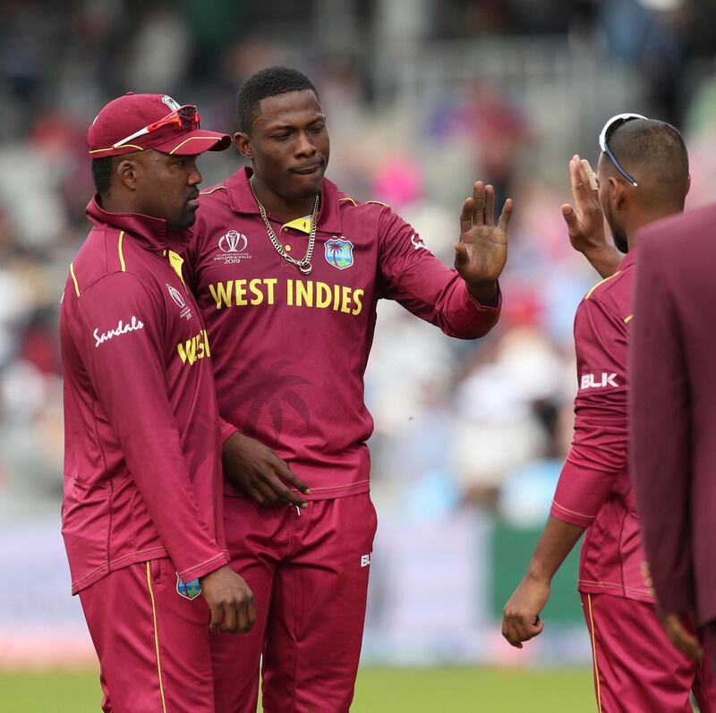 Sheldon Cottrell (West Indies): The fast bowler is perfectly capable of giving India's batsmen problems. His fielding and general body language can also help lift the spirits of his teammates. Jon Super / AP Photo