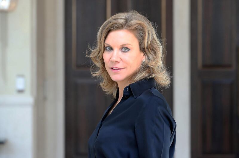 ABU DHABI , UNITED ARAB EMIRATES , February 13 – 2019 :- Amanda Staveley , British businesswoman  at the Milken Institute MENA Summit 2019 held at The St. Regis Saadiyat Island Resort in Abu Dhabi.  ( Pawan Singh / The National ) For News/Instagram. Story by Dan