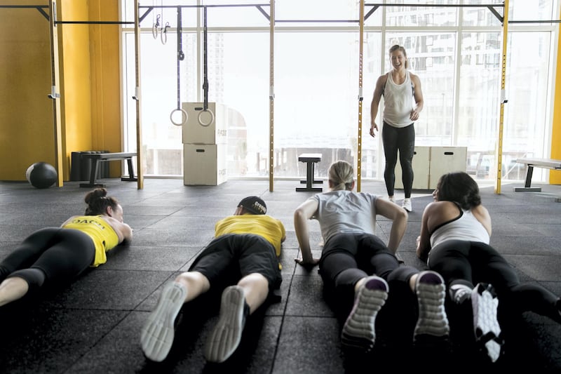 DUBAI, UNITED ARAB EMIRATES - NOV 9:

 Tia Toomey, 23, Australian, World's Fittest Woman, at Goldbox Crossfit.

(Photo by Reem Mohammed/The National)

Reporter: Anne Marie McQueen
Section: LF