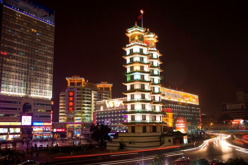 The Erqi Square District in Zhengzhou. Courtesy Emirates