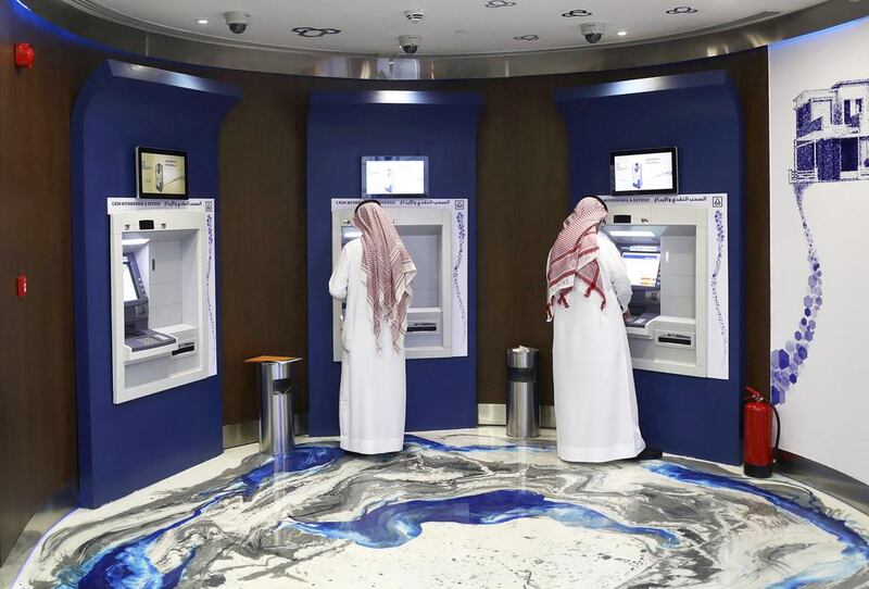 Al Rajhi Bank, Saudi Arabia’s second-largest lender by assets, reported a 40.1 per cent increase in first-quarter net profit . Simon Dawson / Bloomberg