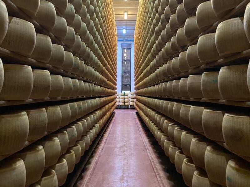 The victim died after thousands of wheels of Grana Padano cheese collapsed on to him. Photo: Farah Andrews / The National