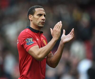 Rio Ferdinand during his playing days at Manchester United. Getty Images