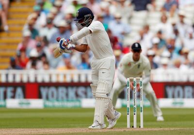 Cricket - England v India - First Test - Edgbaston, Birmingham, Britain - August 2, 2018   India's Ajinkya Rahane is caught out by England's Keaton Jennings   Action Images via Reuters/Andrew Boyers