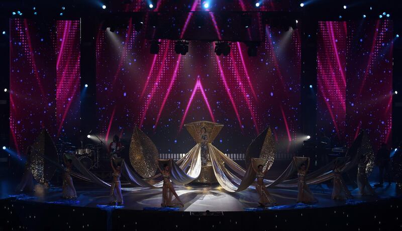 Indian singer Tulsi Kumar performs during the IIFA Rocks event as part of the 20th International Indian Film Academy (IIFA) in Mumbai, India, 16 September 2019. Photo: EPA