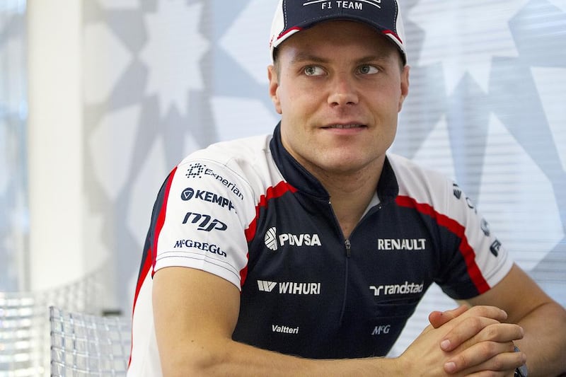 Valtteri Bottas says good time are ahead at Williams and he is hoping to be a big part of it when that time comes. Christopher Pike / The National