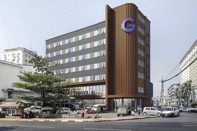 Rendering of Hotel G Yangon. Courtesy GCP Hospitality