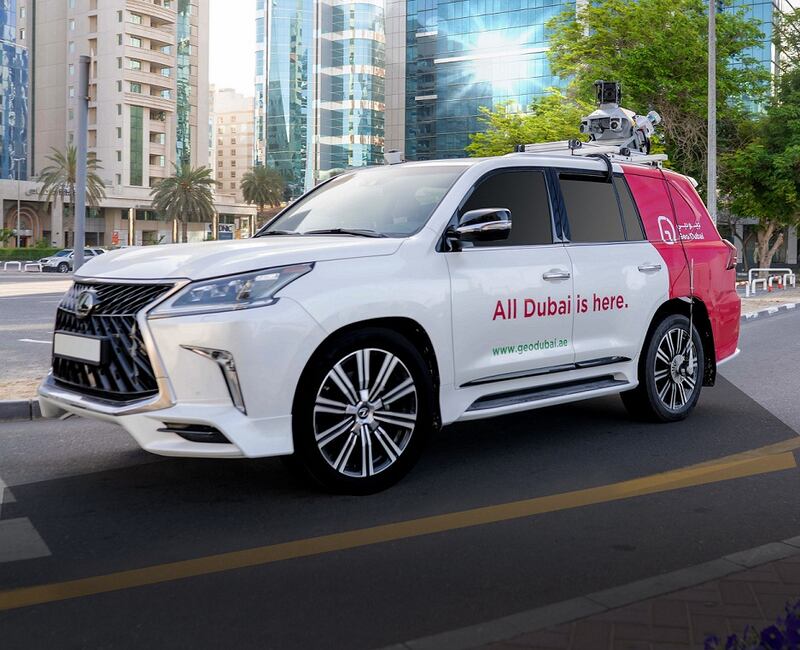 Dubai Municipality vehicles such as this one will be used to digitally map the city's streets. Photo: Dubai Municipality