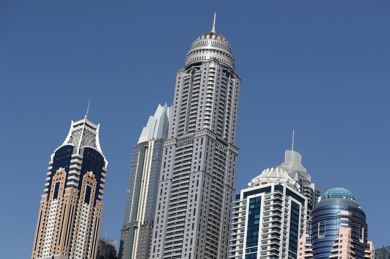 Skyscrapers in Dubai Marina. Chris Whiteoak / The National