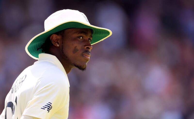 File photo dated 17-08-2019 of England’s Jofra Archer PA Photo. Issue date: Wednesday July 22, 2020.  England cricketer Jofra Archer has hit back at the level of criticism he received on social media following his breach of pandemic protocols earlier this month. See PA story CRICKET England. Photo credit should read Mike Egerton/PA Wire.
