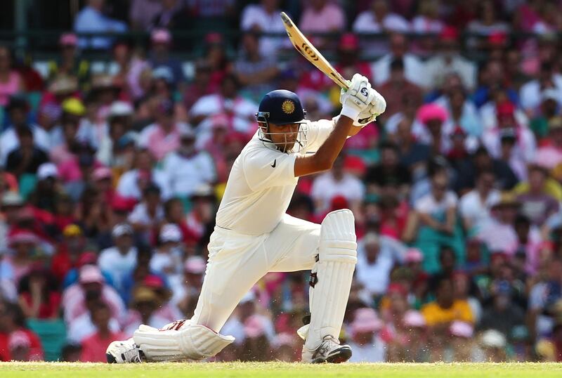 SYDNEY, AUSTRALIA - JANUARY 05:  Rahul Dravid of India bats during day three of the Second Test Match between Australia and India at Sydney Cricket Ground on January 5, 2012 in Sydney, Australia.  (Photo by Mark Nolan/Getty Images)