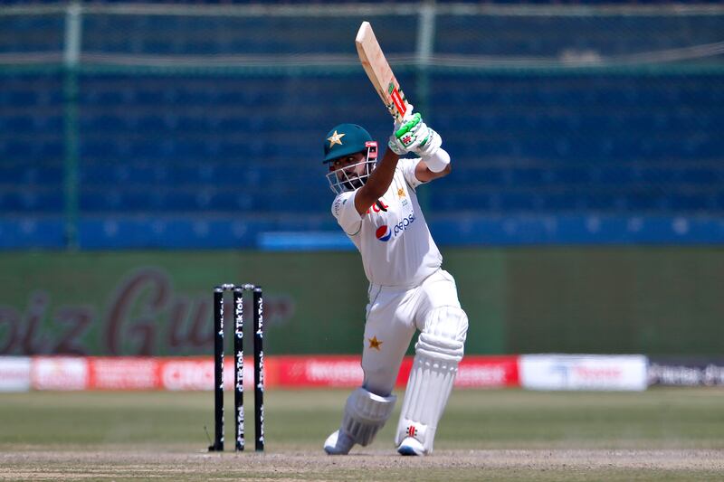 Pakistan's Babar Azam batted for 10 hours in the fourth innings. AP