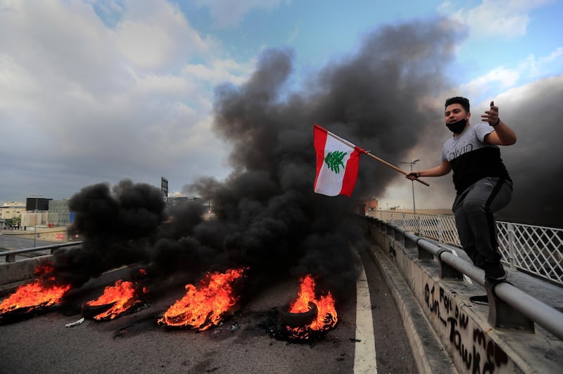 Protests also occurred in southern Saida, in Qornayel and the Bhamdoun villages in the Mount Lebanon governorate. AP