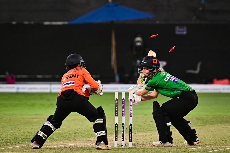 5) Nicola Carey (Spirit): A late and bashful captaincy replacement for Bismah Maroof, but she led her side from the front. She had the best strike-rate of any batter in the tournament. Photo: FairBreak Global