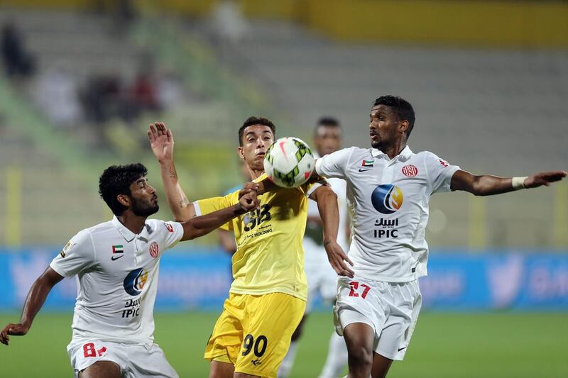 Caio was on loan with Al Wasl and the Dubai club are happy to make the deal permanent. Courtesy Ashraf Al Amra / Al Ittihad