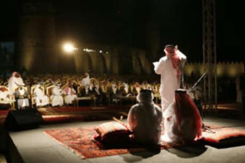 Poetry recitals mark the reopening of Al Jahili Fort in Al Ain.