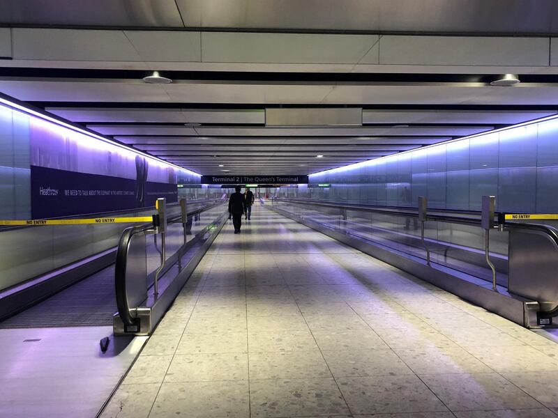 An almost empty terminal at the airport. Courtesy: Marianne Bagui