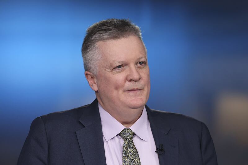 Huw Pill, chief economist at the Bank of England, speaks during an interview in London, UK. Bloomberg