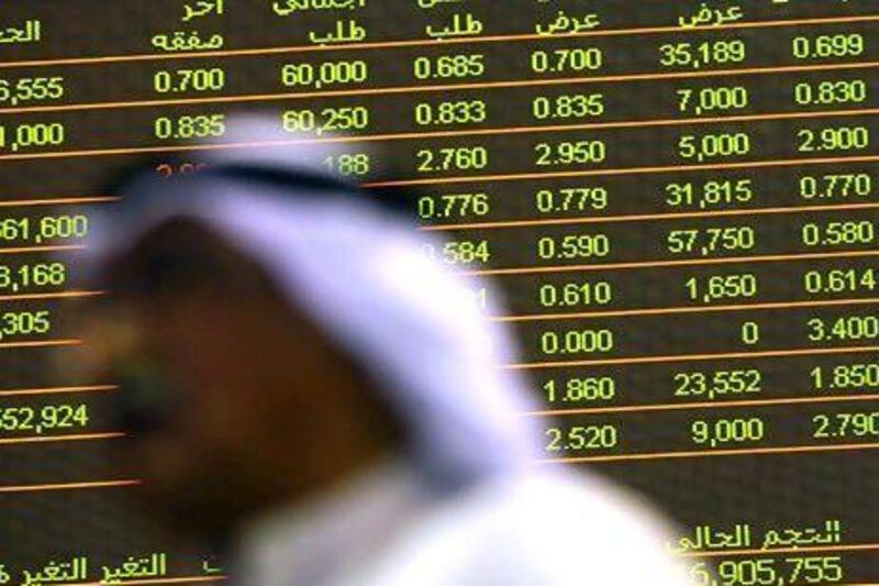 The value of equities traded by UAE brokerages fell 45 per cent to Dh57 billion last year, when compared with the year earlier period. Satish Kumar / The National