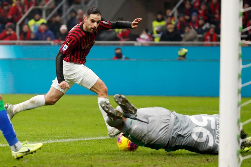 Giacomo Bonaventura – A mainstay in the AC Milan midfield since arriving at the San Siro in 2014, Bonaventura has recently recovered from a serious injury, and reports have claimed he wants to extend his stay at the club. However, other media reports have suggested Roma are keen to take the 30-year-old to the capital. Chances of staying: Quite likely. Potential suitors: Roma. AP Photo