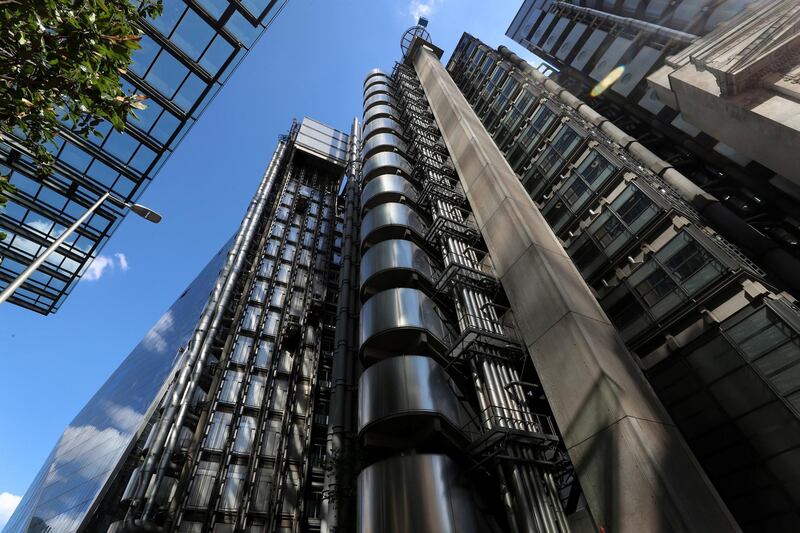FILE PHOTO: Lloyds of London's headquarters is seen in the City of London, Britain, July 31, 2018. REUTERS/Simon Dawson/File Photo