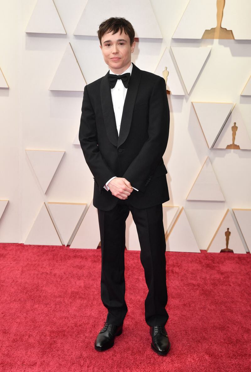 Elliot Page, a 2008 Academy Awards nominee, wears Gucci. AFP