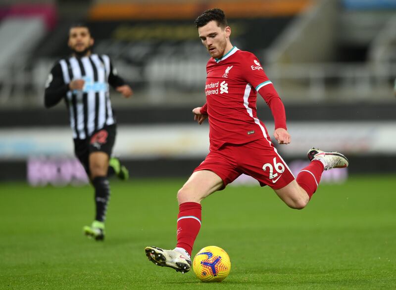 4) Andrew Robertson (Liverpool) 2,680 passes in 38 games. Getty
