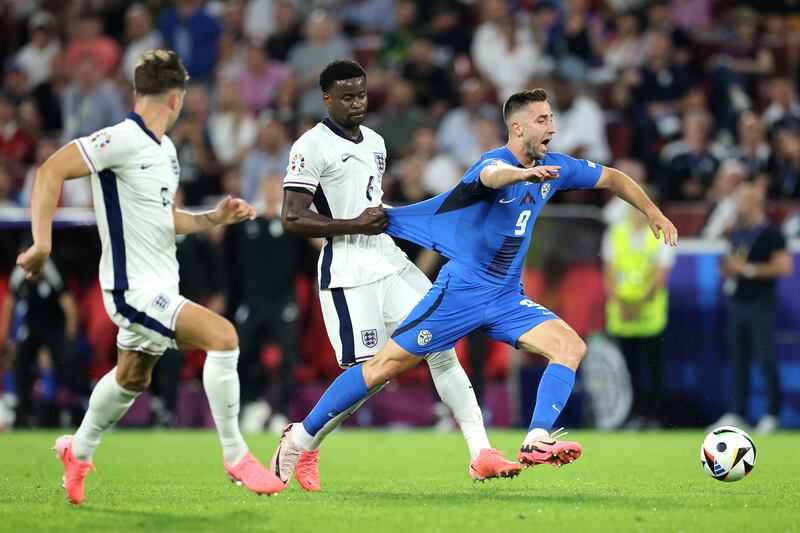 One half-chance in first half but England block took sting out of shot and Pickford gathered easily. England’s defence coped comfortably with Slovenia's front two. Getty Images