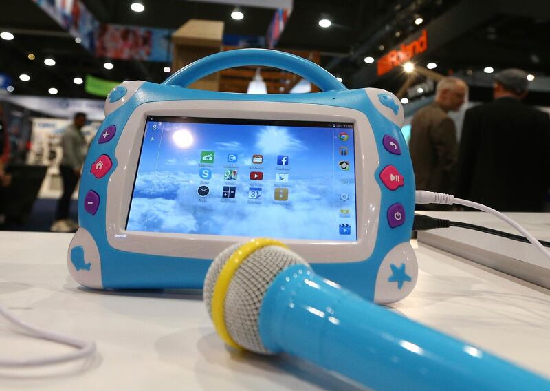 The iView Kids Sing Pad is shown here at CES International. AP Photo