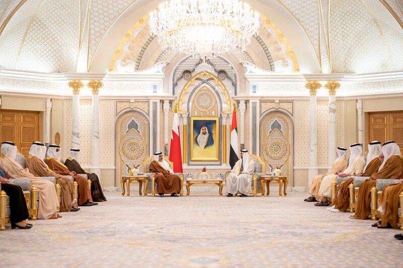 Sheikh Mohamed welcomed Crown Prince Salman to his ‘second home’.