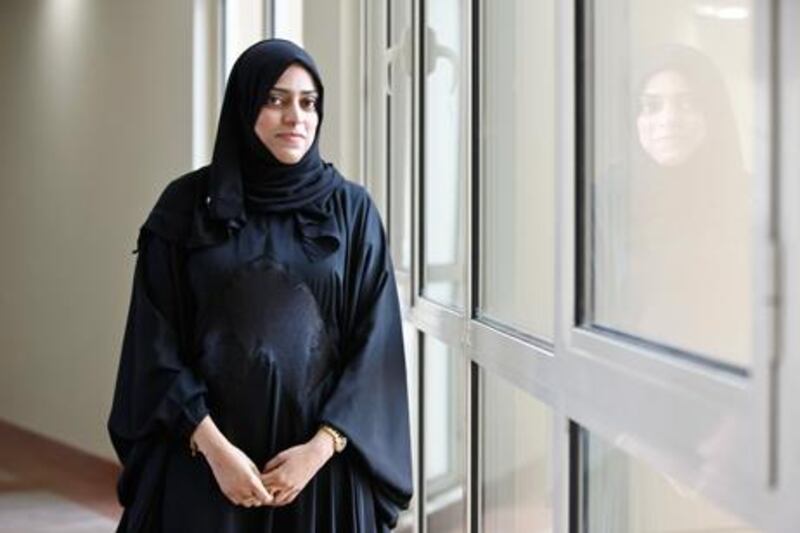 Aisha Hamdoon Al Naqbi, a former teacher and Emirati researcher at the British University in Dubai, hopes her work on leadership can create a model for educators to give students better opportunities. Antonie Robertson / The Nationalk