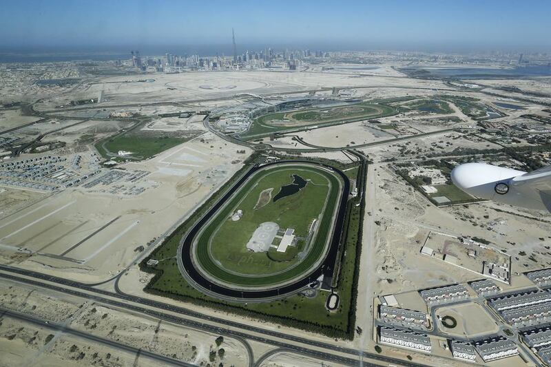 Meydan Racecourse. Sarah Dea / The National