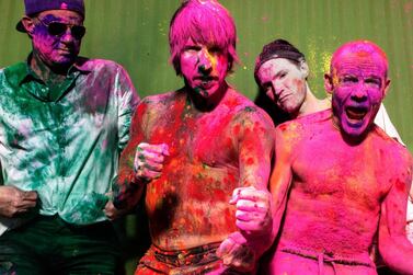 The Red Hot Chili Peppers will perform in Abu Dhabi on Wednesday, September 4. Courtesy Steve Keros