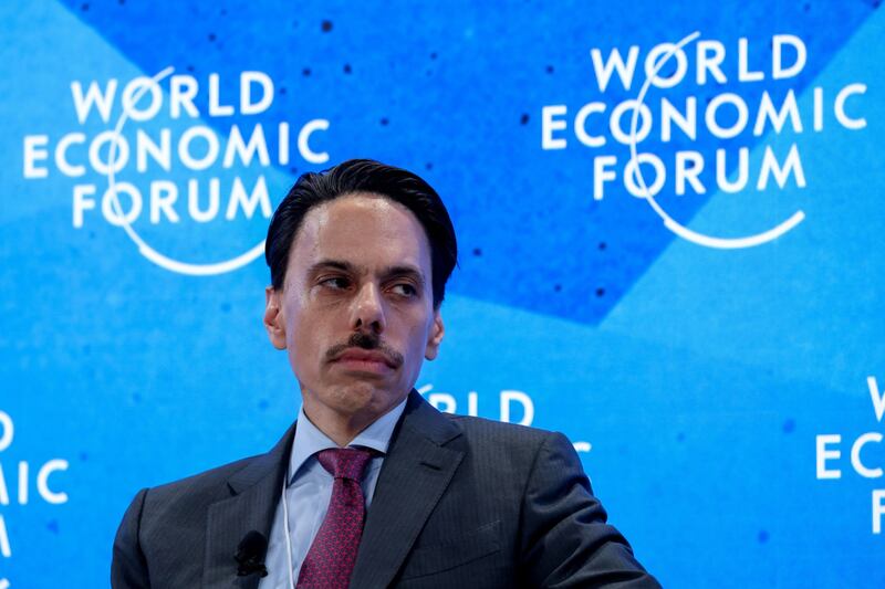 Saudi Arabian Foreign Minister Prince Faisal bin Farhan attending a panel session on day two of the World Economic Forum in Davos, Switzerland on Tuesday. Bloomberg