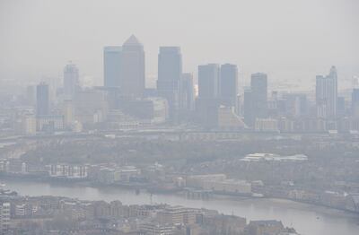London's 'toxic air' has prompted the mayor to issue a three-day alert. PA